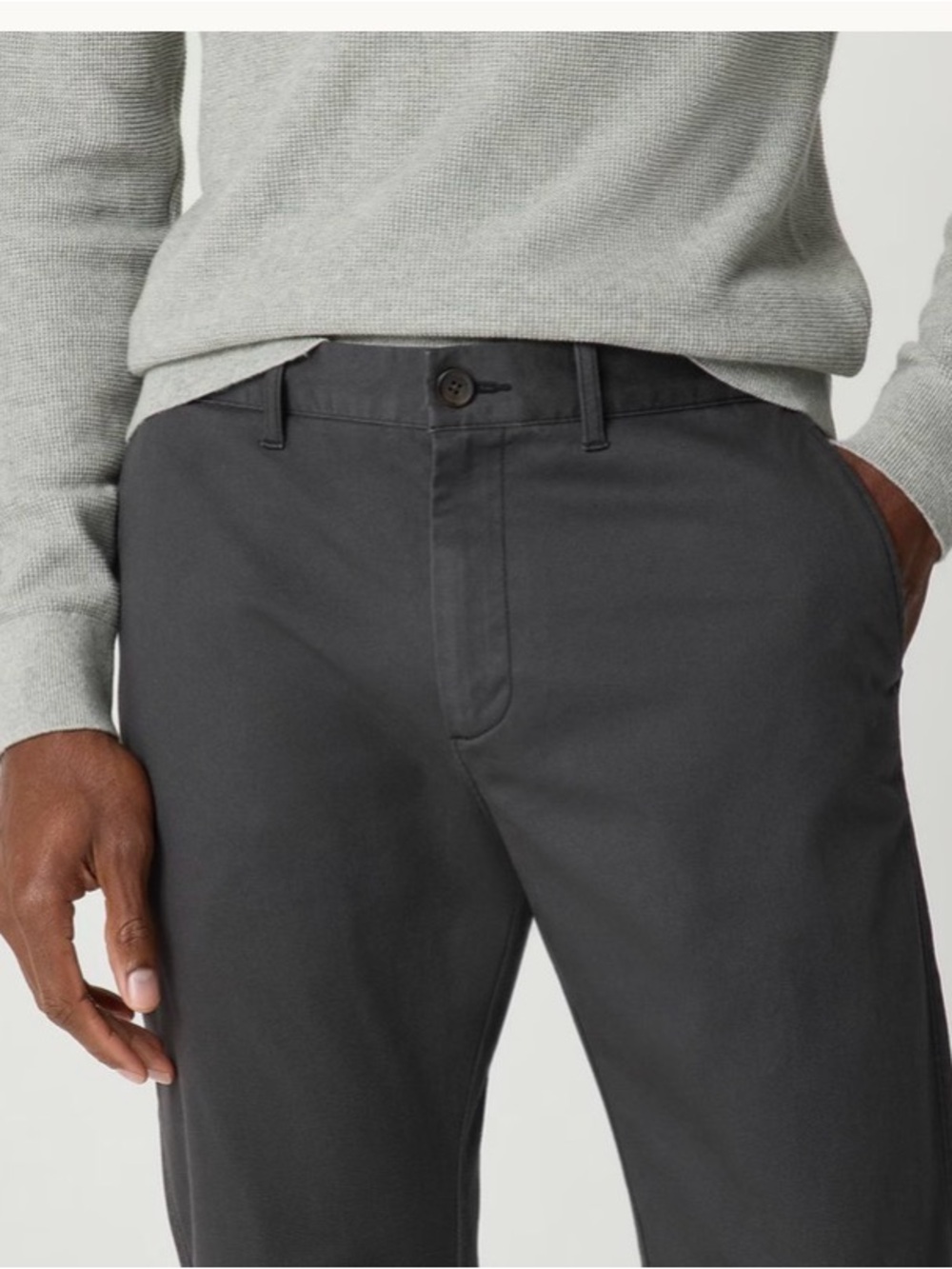 JCrew Slim-fit Original Chino Twill Pants in Onyx Grey Size 30x32 NEW CO399 - Picture 2 of 8
